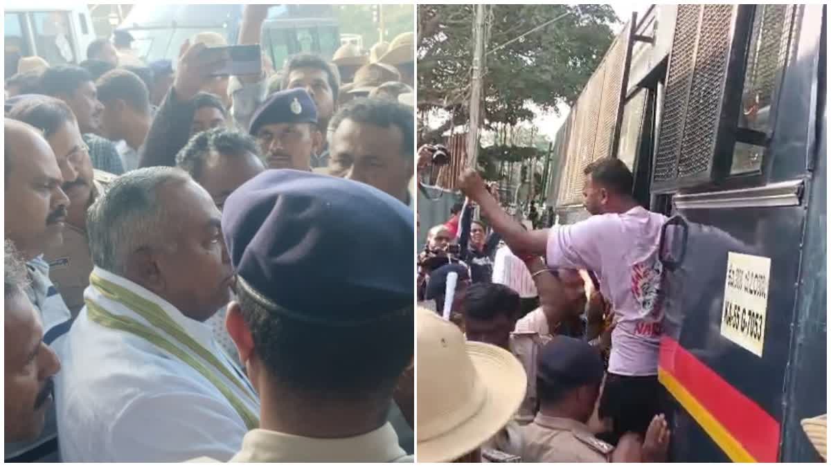 ಚಾಮುಂಡಿ ಬೆಟ್ಟ ಚಲೋ: ಶಾಸಕ ಶ್ರೀವತ್ಸ, ಹಿಂದೂ ಜಾಗರಣ ವೇದಿಕೆ ಸದಸ್ಯರ ಬಂಧನ