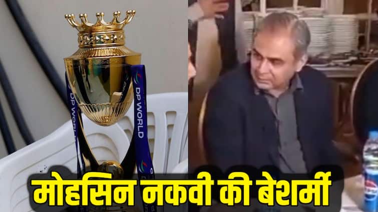 अबरार अहमद की शादी में पहुंचे मोहसिन नकवी की बेशर्मी, ट्रॉफी चोरी के सवाल पर दी ऐसी प्रतिक्रिया