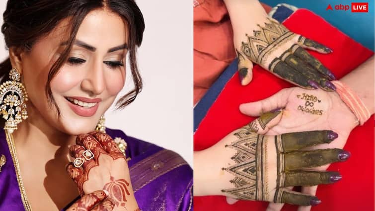 मुस्लिम हिना खान ने रचाई पति रॉकी के नाम की मेहंदी, इस साल मनाएंगी अपना पहला करवाचौथ