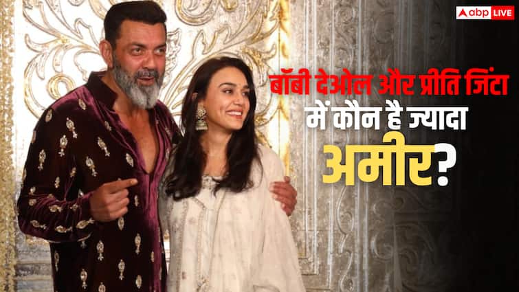 प्रीति जिंटा vs बॉबी देओल: कौन है ज्यादा अमीर? एक्ट्रेस के आगे दौलत में बहुत पीछे हैं सनी देओल के भाई, जानें नेटवर्थ