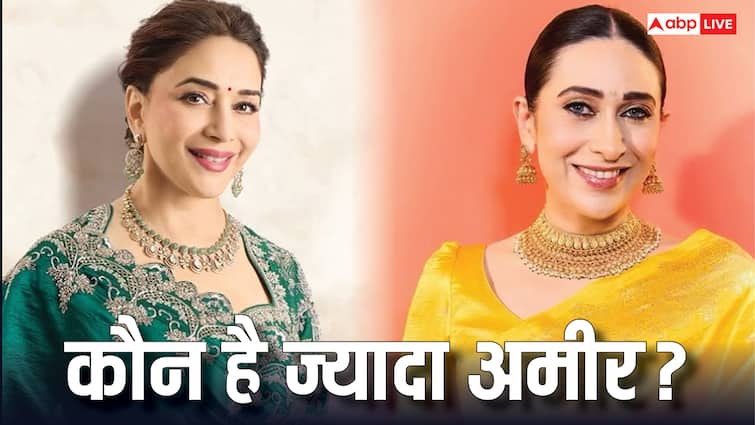 माधुरी दीक्षित vs करिश्मा कपूर: किसके पास है ज्यादा दौलत? बॉलीवुड की लोलो और धक-धक गर्ल की नेटवर्थ जानें