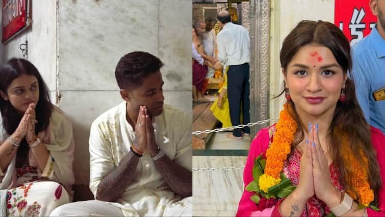 क्रिकेटर सूर्यकुमार यादव संग महाकाल के दर्शन करने पहुंचीं अवनीत कौर, फैंस का दिमाग चकराया