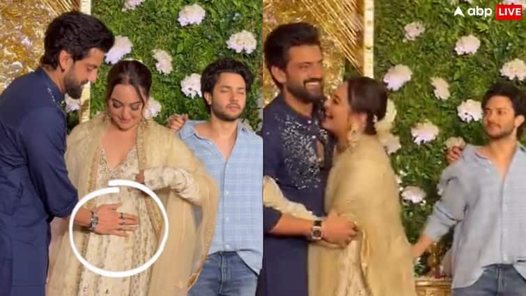 प्रेग्नेंसी की अफवाहों के बीच पति जहीर इकबाल ने पैपराजी के सामने छुआ सोनाक्षी सिन्हा का पेट, फिर ये कह दिया