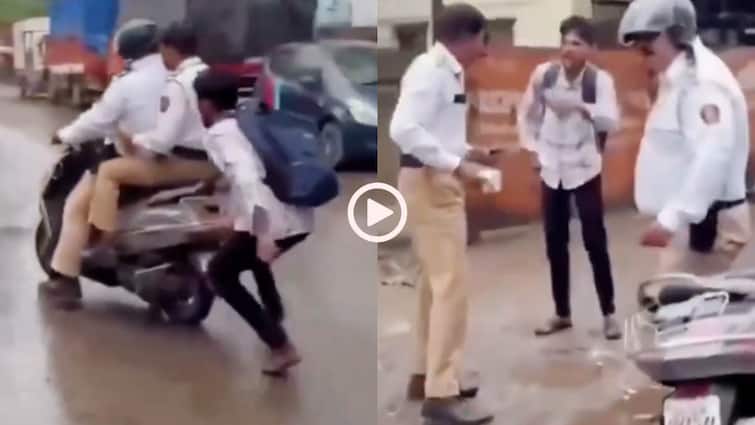 Video: नियम सबके लिए बराबर हैं भईया! गलत नंबर प्लेट देखकर युवक ने रोकी ट्रैफिक पुलिस की स्कूटी
