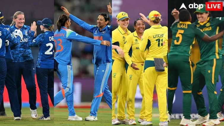 भारत के साथ महिला विश्व कप सेमीफाइनल में पहुंची ये 4 टीमें, कब और किसके बीच होगा मैच, जानें शेड्यूल