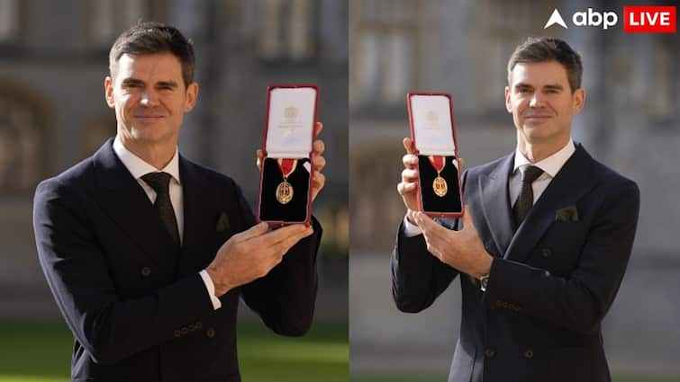 जेम्स एंडरसन को मिली 'सर' की उपाधि, क्रिकेट से संन्यास के बाद मिला 'नाइटहुड' का टैग