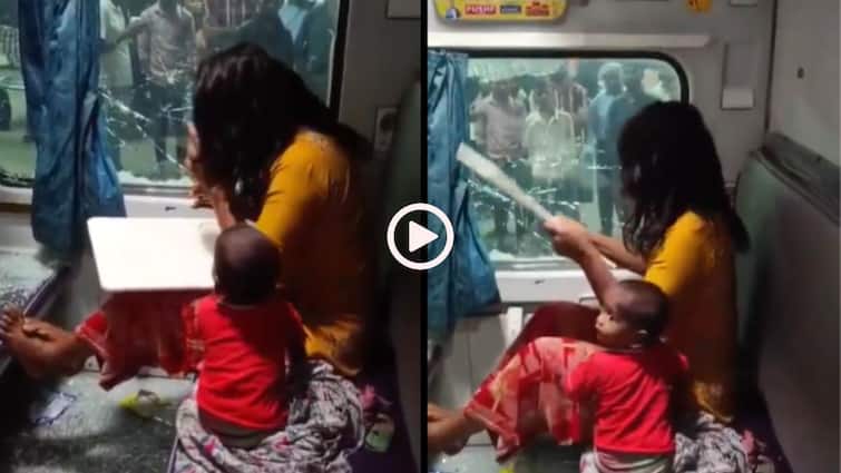 Video: पगला गई! पर्स चोरी हुआ तो महिला ने फोड़ा AC कोच का शीशा, इंदौर-दिल्ली ट्रेन का वीडियो वायरल