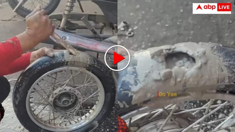 जिंदगी भर पंचर नहीं होगा! टायर के साथ ऐसा जुगाड़ आपने कभी नहीं देखा होगा- वीडियो देख लोगों ने दी सलामी