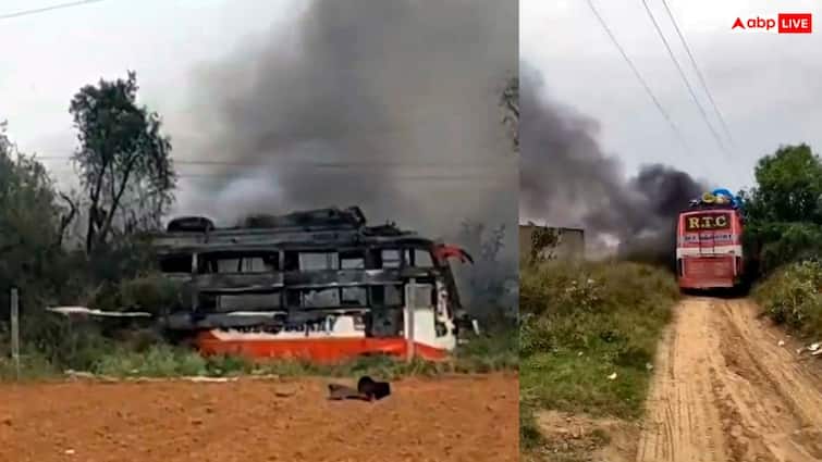 Rajasthan: सफर बना मातम! दर्दनाक बस हादसा, परिजनों के सामने पिता-पुत्री की झुलसकर मौत, 10 घायल