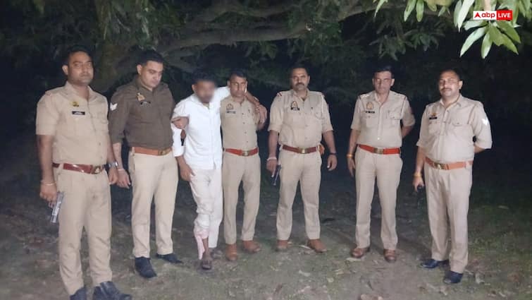 हापुड़ में मुठभेड़ के दौरान 20 हजार का ईनामी बदमाश गिरफ्तार, गोली लगते ही बोला- मुझे माफ कर दो साहब