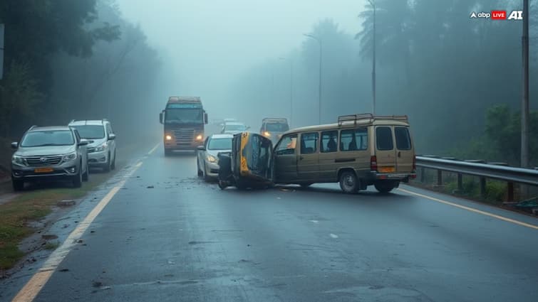 1 Dead, 3 Injured After Multiple Vehicles Collide On Prayagraj Flyover