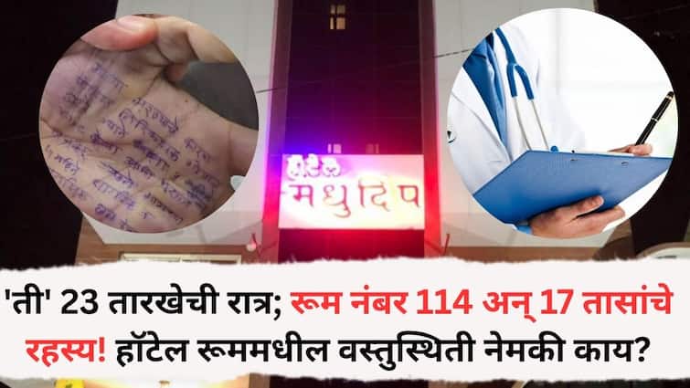 Phaltan Doctor Case: 'ती' 23 तारखेची रात्र; रूम नंबर 114 अन् 17 तासांचे रहस्य! डॉक्टर तरूणीच्या प्रकरणातील हॉटेल रूममधील वस्तुस्थिती नेमकी काय?