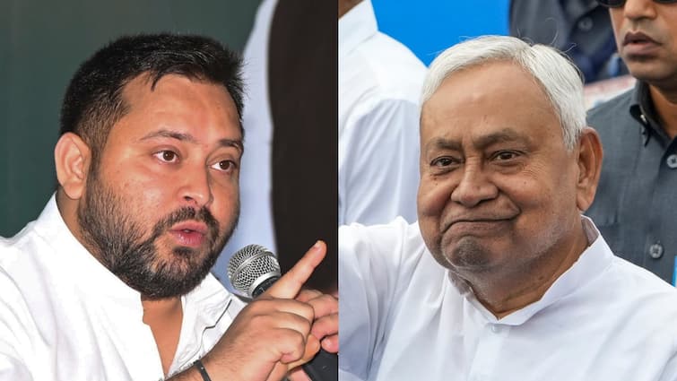 नीतीश कुमार ने बिहार के जिलों की संख्या बताई गलत तो तेजस्वी यादव बोले- 'मुझे उनपर दया आती है'