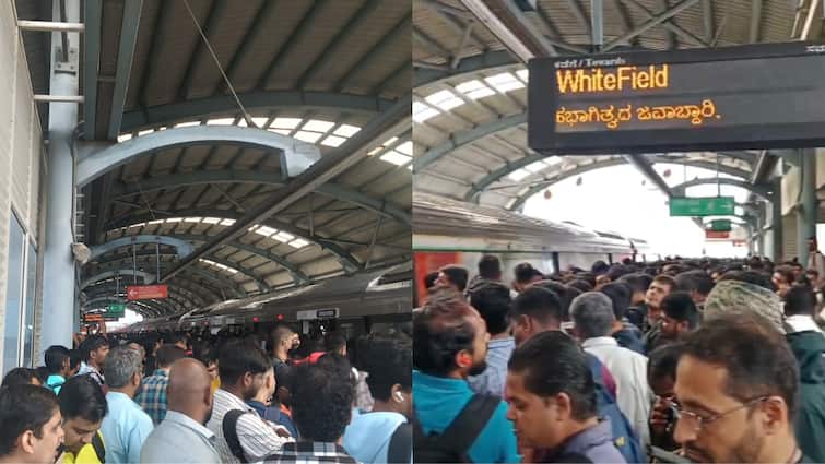 Bengaluru Metro Purple Line Hit By Snag; Passengers Stranded For Over 30 Minutes After Train Halt