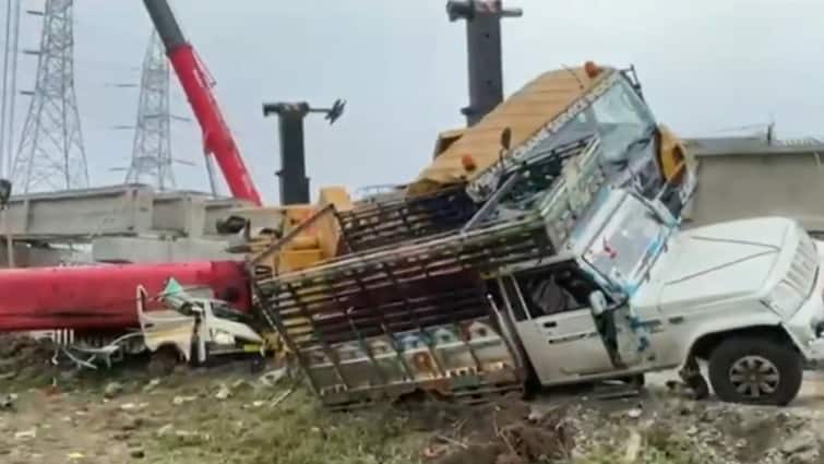 एमपी के धार में क्रेन पलटने से बड़ा हादसा, 2 की मौत, कई लोगों के दबने की आशंका